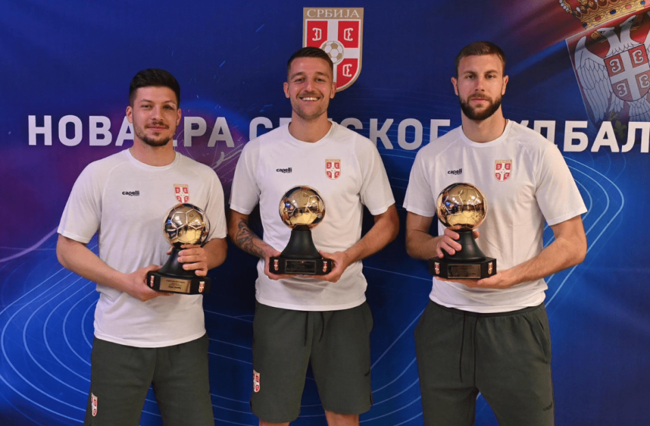 Tri igrača Srbije dobila nagrade (FOTO)