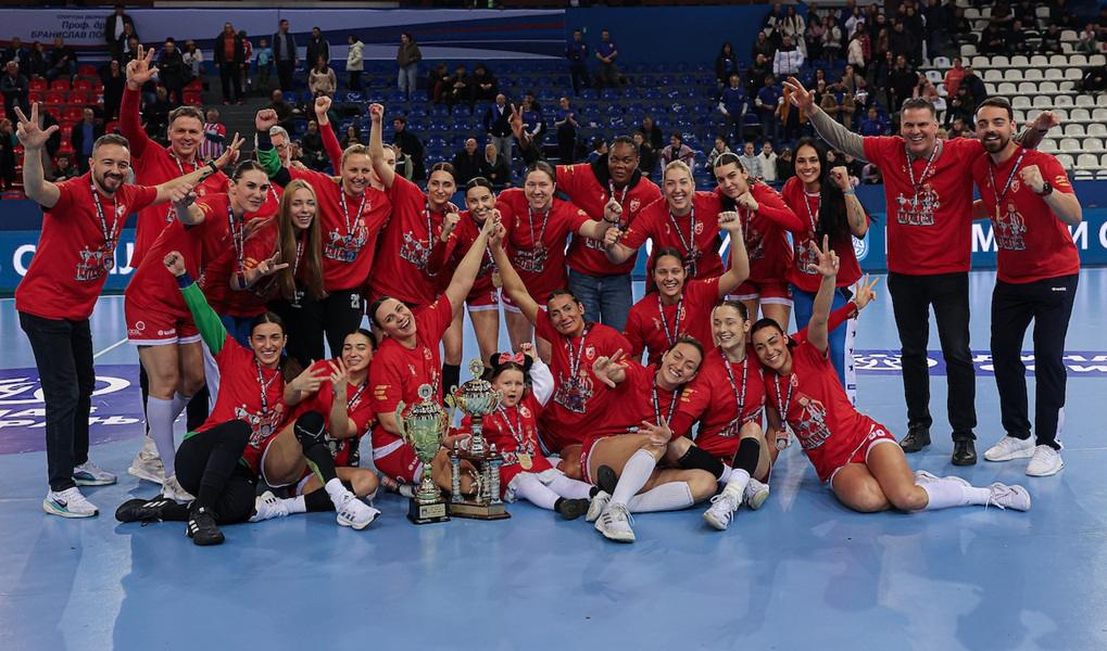 Rukometašice Crvene zvezde treći put uzastopno osvojile Kup Srbije