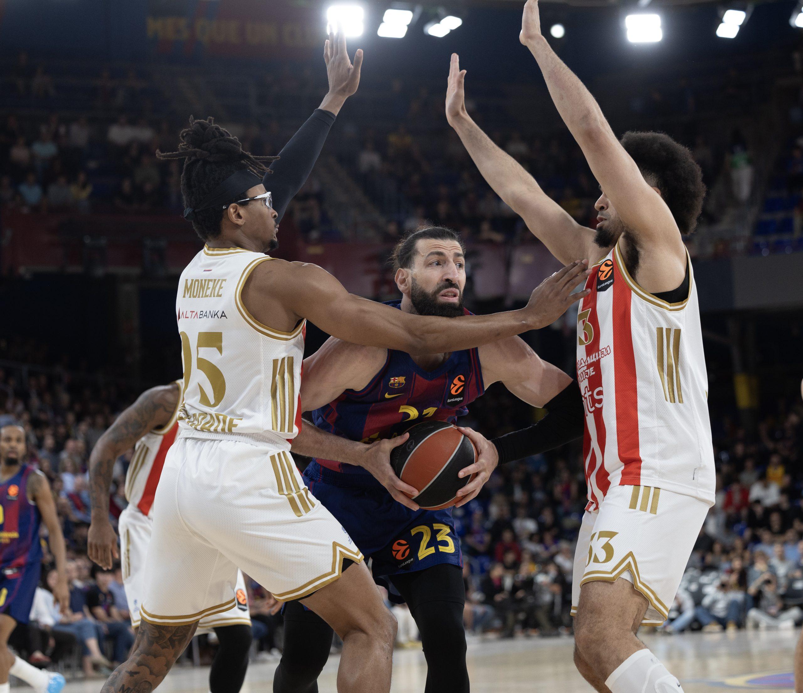 🔴 LIVE Crvena zvezda – Barselona: (2/4) Panter se razigrao, Zvezda ne igra dobro