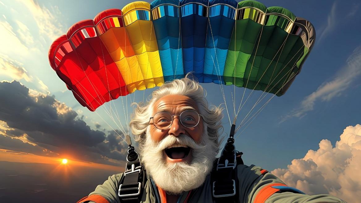 Sa 106 godina skočio padobranom – i oborio Ginisov rekord