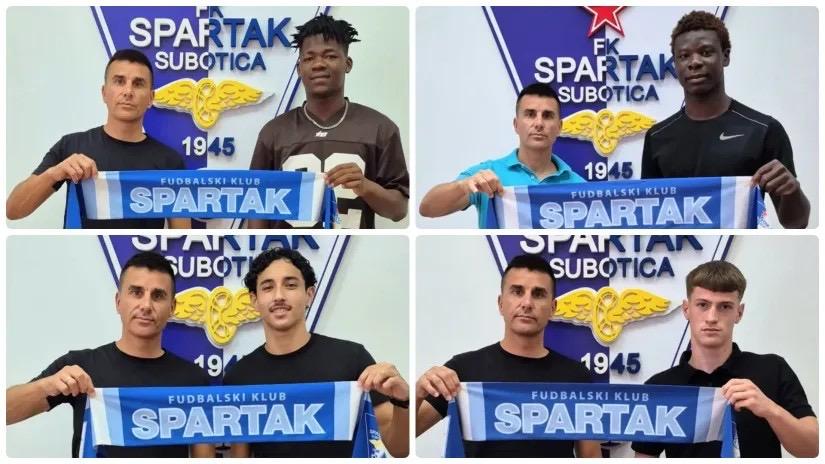 Spartak misli na budućnost: Uz Gajičića stigla i tri stranca
