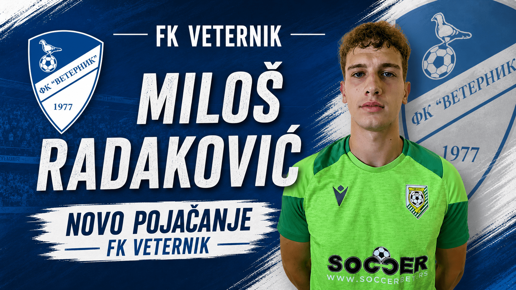Veternik vratio svoje dete: Radaković ponovo tamo gde je napravio prve seniorske korake