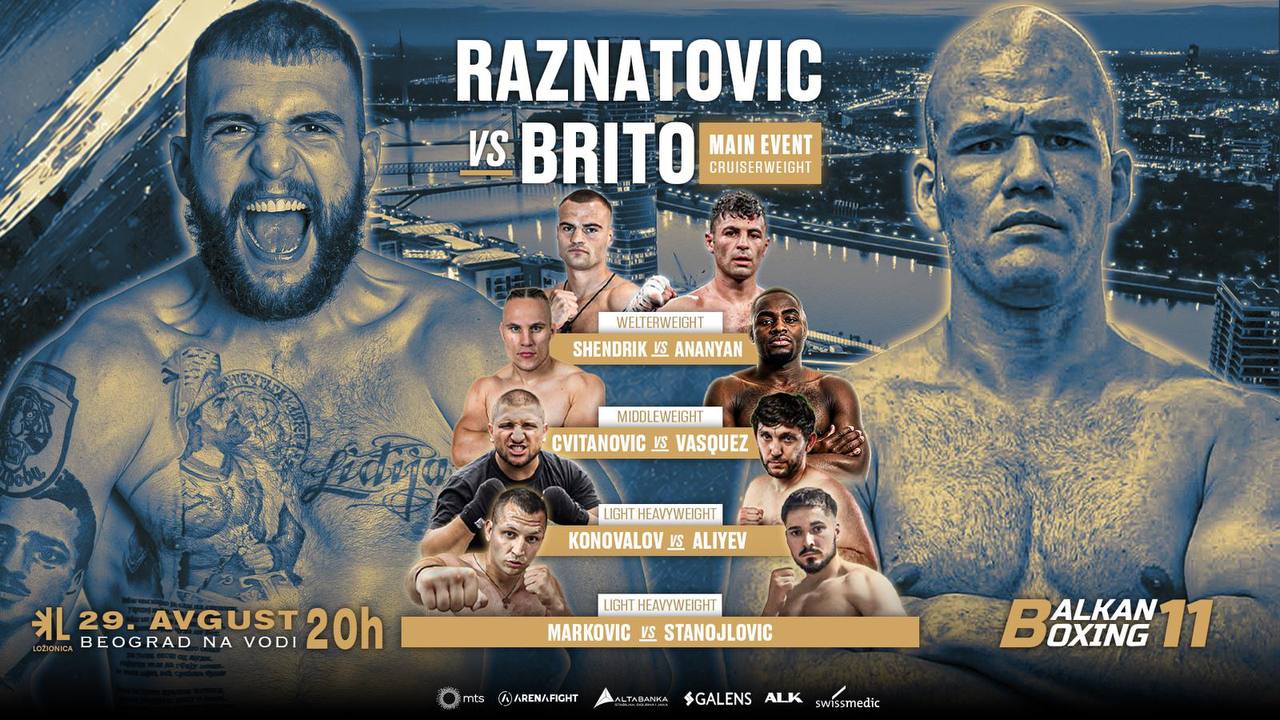 Počela prodaja karata za Balkan Boxing 11: Evo kako do ulaznica za mečeve Veljka Ražnatovića, Ace Konovalova, Šendrika