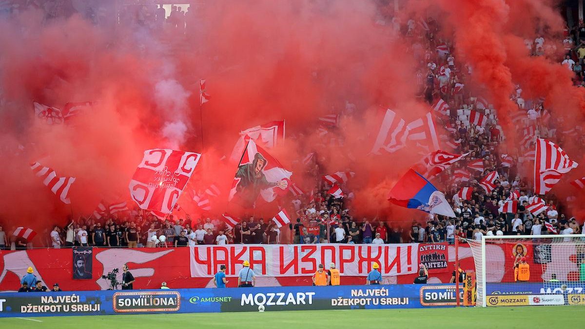 Delije obojile sever u crveno protiv Čuke: Pogledajte atmosferu sa Marakane (VIDEO)